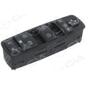 Resim Gva 8099029 Cam Acma Salterı On Sol Sıyah. Ayna Katlamalı Mercedes W169 W245 A16982067109116 