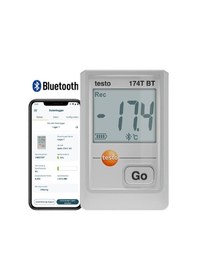 Resim Testo 174t Bt Akıllı Sıcaklık Kayıt Datalogger Cihazı Beyaz 