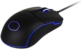 Resim Cooler Master CM110 - Kablolu RGB Oyun Faresi - Claw & Palm Grip, 6000 dpi optik sensör, çift elle tasarım, 6 tuşlu - mat siyah 