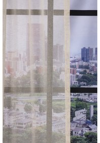 Resim Alina Tül Perde ekru 