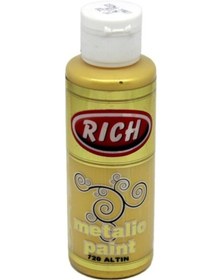 Resim Rich Metalik Akrilik Boya 120 Cc. 720 Altın 