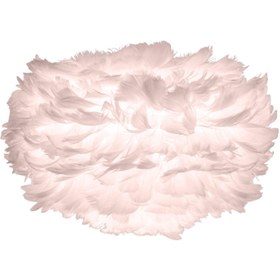 Resim EOS Kaz Tüyü Avize Mini Pembe 35cm Lambader Masa Lamba Başlığı - Ön Sipariş 10-12 Hafta 
