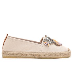 Resim Women's Beige Stone Espadrille 