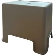 Resim Sağlam Lux Banyo Tabure 82215 Açık Gri 