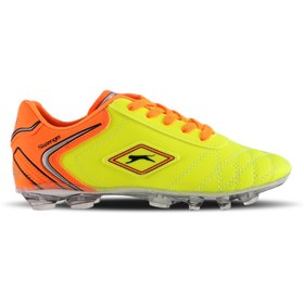 Resim Slazenger Hugo Kr Erkek Çocuk Futbol Ayakkabı Sarı / Kırmızı 