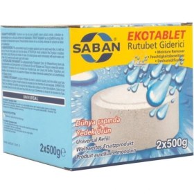 Resim Saban Nem Alıcı Yedek Tablet 2X500 G 6'lı (Toplam 6 Kg) 