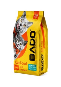 Resim Bado Yetişkin Kısır Kedi Maması Somonlu 10 Kg 