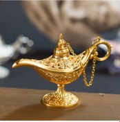 Resim Gajeena Altın Aladdin Meleği Metal Sanayi Aromatherapy Koku Fincanı Ev Dekorasyonu Koleksiyonluk Mümkünlük Lambası 701 Modeli 