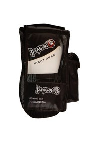 Resim Dragondo 33044-p Jr Çocuk Boks Eldiveni Seti Eldiven+bandaj+dişlik Siyah 