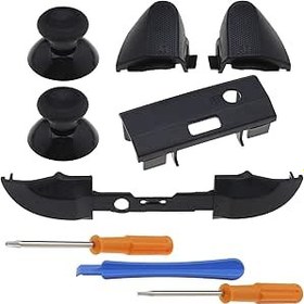 Resim eMagTech Yedek LB RB LT RT Tampon Tetik Düğmeleri Thumbstick Seti Tampon Düğmeleri T6 T8 Tornavida Tamir Parçaları Kiti Xbox Series X & S Controller ile Uyumlu 