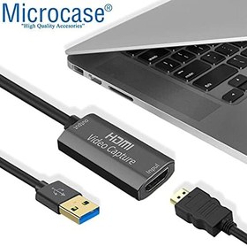Resim Microcase USB 3.0 HDMI Video Capture Video Kayıt Ekran Aktarma Adaptörü - AL2622 