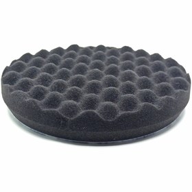 Resim MİRKA Epoksi Reçine Yumuşak Yüzeyli Parlatma Polisaj Köpük Pedi Waffle Siyah Renk 150 X 25 Mm 