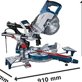 Resim Misda Store Professional Gcm 8 Sjl Gönye Kesme Makinesi (1.600 W, Kesme Kapasitesi: 70X312 Mm, Bıçak Çapı: 216 Mm, Göbek Çapı: 30 Mm) 