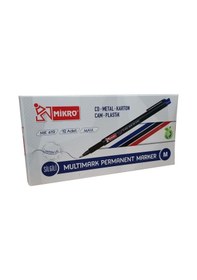 Resim Mikro Permanent Asetat Kalemi 12 Li Mavi 