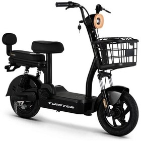 Resim Skyjet Twister Elektrikli Bisiklet Mat Siyah 