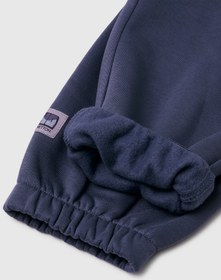Resim United Colors of Benetton Erkek Çocuk Koyu Gri Logo Detaylı Büzgü İpli Cepli Regular Fit Eşofman Altı 