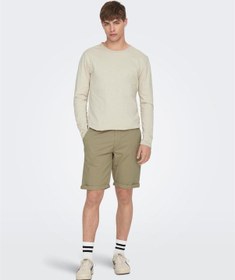 Resim Only & Sons Onspeter Reg Twill 4481 Shorts Noos Erkek Şort-26440 - XS Açık Kahverengi 