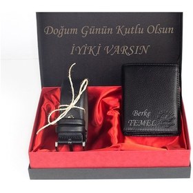 Resim West Polo Westpolo Hakiki Deri Erkek Cüzdan & Kemer Seti (445947613) 