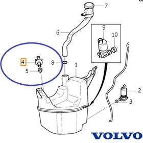 Resim ÖN CAM SU DEPOSU SEVİYE SENSÖRÜ S60/V60 2011- 