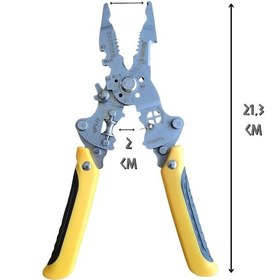 Resim Sgs Çok Amaçlı Elektrikçi Pense - Tel Ve Kablo Kesme-sıyırma-kıvırma 1 Adet 