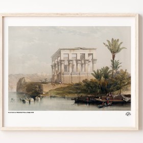 Resim Philae'deki Firavun Yatağı, Poster 