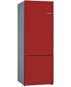 Resim Bosch KVN56IR3AN VarioStyle A++ 559 L Kombi Tipi No Frost Buzdolabı Kırmızı 