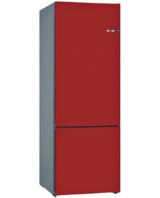 Resim Bosch KVN56IR3AN VarioStyle A++ 559 L Kombi Tipi No Frost Buzdolabı Kırmızı 