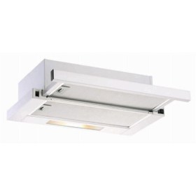 Resim HİBSAN Çift Motorlu Sürgülü Aspiratör Beyaz 8052 Bacasız 