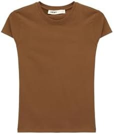 Resim Slim Fit Kısa Kollu Bisiklet Yaka Pamuklu Tişört 