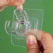 Resim No-Drill Easy-Install Teleskopik Perde Çubuğu - Duş, Yatak Odası ve Gardırop Kapıları için Uygun, Kullanım Kabloları, Kolay Kurulum İçin Şeffaf Tasarım, Güvenli Duvar Montajı, Banyo Aksesuarları | Şeffaf Tasarım | Plastik Perde Çubuğu, Oturma Odası İçin Perdeler 