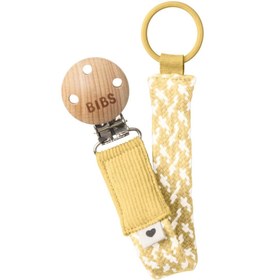 Resim Bibs Paci Braid Emzik Askısı - Pale Butter/ıvory 
