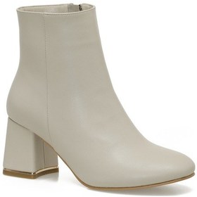 Resim Butigo 21k-256 5pr Bej Kadın Topuklu Bot 000000000102054667 Bej 