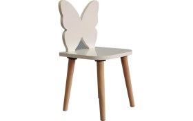 Resim Liva Ahşap Ahşap Çocuk Sandalyesi (Kelebekli) 