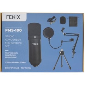 Resim Fenix Fms-100 condenser Mikrofon Seti 