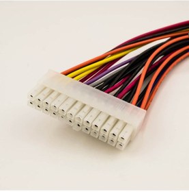 Resim 24 Pin Kasaiçi Atx Power Uzatıcı Kablo - Atx Power Supply Uzatma 