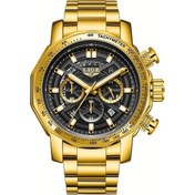 Resim Fochsia Lıge 2025 Erkek Kol Saati Kare Kadran Spor Kronograf Işıklı Takvim Golden Hediyelik Diğer 