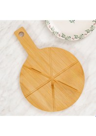 Resim Benante Bambu Yuvarlak Kesme Tahtası - 33 Cm X 23 Cm Bambu 