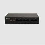 Resim VGuard VG-SW1004P-60 4 Port Poe + 2 Port Uplink Yönetilemeyen PoE Switch ADINIZA FATURALI ORJİNAL ÜRÜN