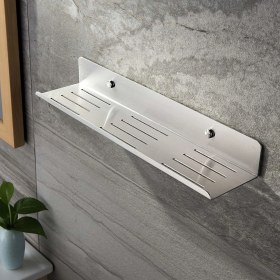 Resim Delta Home Paslanmaz Çelik 40 cm Banyo Duş Rafı Düzenleyici 