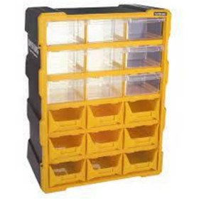 Resim ASRIN Asr-6011 18 Li Organizer Monoblok Avadanlık Çekmece 38,1X15,7X47,5 Cm 