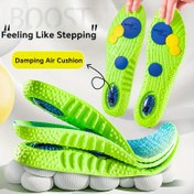Resim NAOBING 4D Yumuşak Kumaş Spor Tabanlıkları - Ultra Nefes Alabilen, Yüksek Darbe Şok Emici Hava Yastığı - Koşu, Yürüyüş, Hafif Yürüyüş İçin Üstün Konfor - Hızlı Kuruyan Ter Yönetimi Tabanlıkları, Rahat Ayakkabılar | EVA Malzeme | Ergonomik Tasarım 