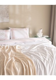 Resim Madame Coco Holly King Size %100 Pamuk Nevresim Takımı - Beyaz/turuncu 8684427205211 Çok Renkli 