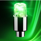 Resim Ximistore9 2 Adet Bisiklet Jant Işığı, Sensörlü Renkli Led, Hava Delikli, Sönük/sürekli Aydınlatma, Su Geçirmez - Yeşil 