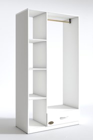 Resim Kenzlife Giysi Dolabı Mengühan 175*90*40 Byz Gardırop 1 Çekmeceli 