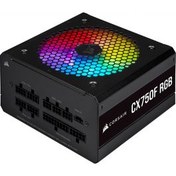 Resim Corsair CX750F RGB 750W 80+ Bronz Tam Modüler Güç Kaynağı 