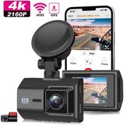 Resim Wevolt PREMİUM MB-5800 QUAD HD 4K+2K GPS+WİFİ+(TÜRKÇE UYGULAMA) ARAÇ İÇİ KAMERA. AKILLI 4K ARAÇ KAMERASI. 
