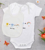 Resim Bitmeyenkartus Bk Kids Kişiye Özel Annem Babam Ben Tasarımlı Bebek Body Zıbın Ve Çok Renkli 