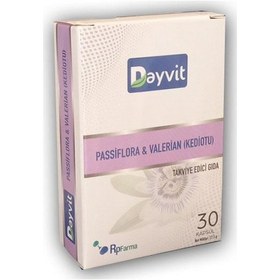 Resim Dayvit Passiflora Valerian Kediotu 30 Kapsül 