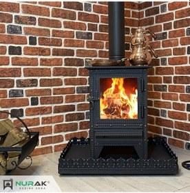 Resim Camlı Isınma Sobası 