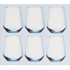 Resim Paşabahçe 41536 Allegra Su Bardağı 425 Cc 6lı 